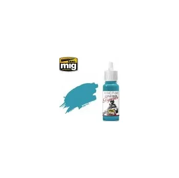 Modelářská barva GREEN BLUE 17ml akryl