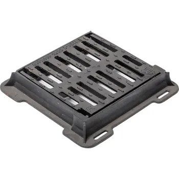Rošt do krbu a kamen Gutta litinový rošt 300 x 300 mm černá