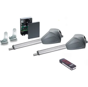 Pohon brány TWIST XL sada pro křídlovou bránu, Sommer - sada pohonů Sommer pro brány do šířky křídla 1,5 m a hmotnosti 600 kg nebo až 7 m a 300 kg, obsahuje 2 pohony, řídící jednotku, přijímač, 4-kanál. vysílač Pearl