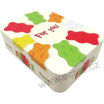 Dóza na potraviny GUMOVÍ MEDVÍDCI 3500 s nápisem "for you"