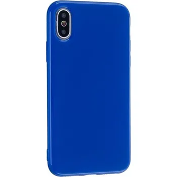 Pouzdro na mobilní telefon Ochranný silikonový kryt pro iPhone XS Max - královsky modrý