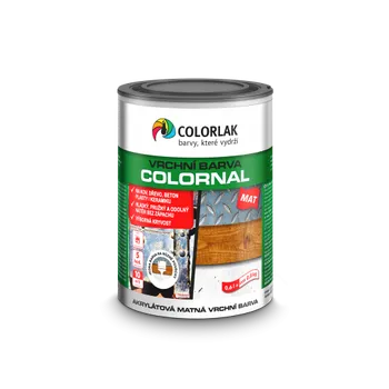 univerzální barva Colorlak COLORNAL MAT V2030 rychleschnoucí vrchní barva 0,6L 1999 - černá