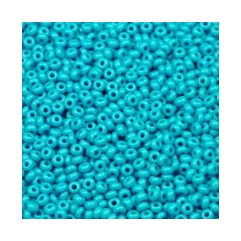 Dětské navlékací korálky Rokajl 8/0 světle modrá