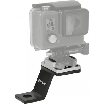 Puluz kovový držák na motorku pro GoPro - stříbrný