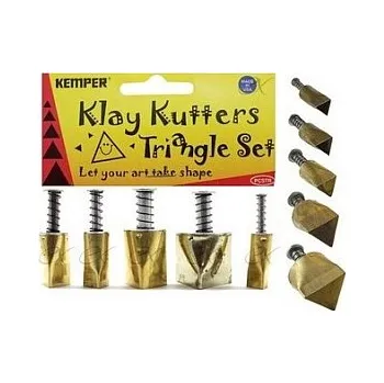 Vykrajovátko 5ti dílná sada vykrajovátek ve tvaru trojúhelníku