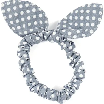 Dětské gumičky s puntíkem Barva: šedá
