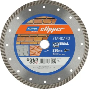 Řezný kotouč Norton Clipper STANDARD UNI TURBO 230x22,23
