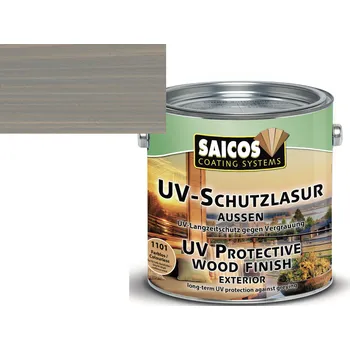 Lak na dřevo SAICOS UV OLEJOVÁ LAZURA 0,125L 1171 šedá transparentní