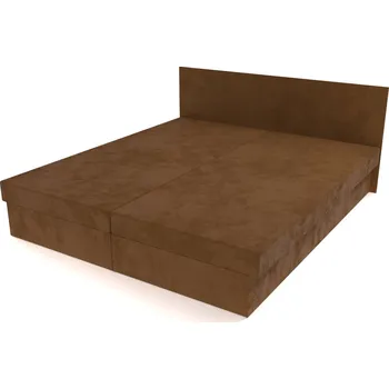 Postel Dvoupostel hnědá 200 × 180 cm