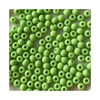 Dětské navlékací korálky Rokajl Preciosa 1. jakost 6/0 světle zelená č. 170