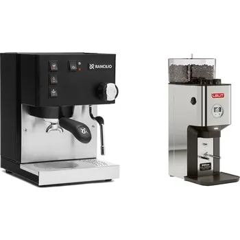 Kávovar Rancilio Silvia E, black + Lelit William PL72-P