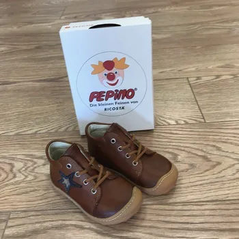 Chlapecká obuv Celoroční kožené boty Romy cognac M - tkanička, Ricosta Pepino Velikost: 26