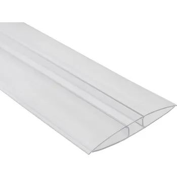 Střecha Gutta Guttaprofil PC-H 10 mm Spojovací lišta 2000 mm čirá
