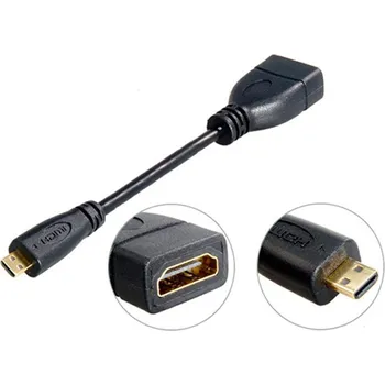 Video kabel HDMI na micro HDMI 10cm kabel adaptér