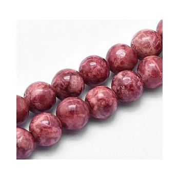 Korálek Tyrkys africký červený 8mm (6ks)