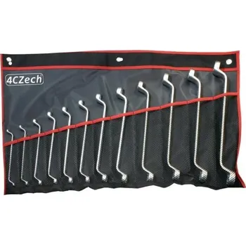 Klíč Sada vyhnutých klíčů 12-dílná (6x7 - 30x32mm) ve vinylovém pouzdře (DIN838) 4CZech