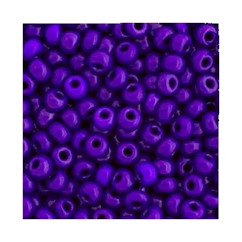 Dětské navlékací korálky Rokajl Preciosa 1. jakost 8/0 námořnická modrá č. 207