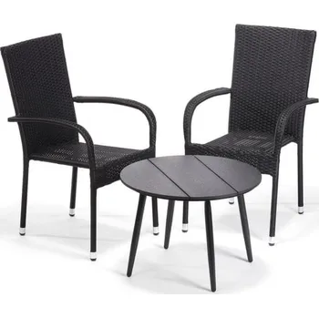 Jídelní set IWHOME Elche antracit