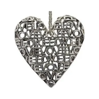 Přívěsek Přívěsek srdíčko Love 55x55mm