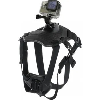 Puluz nastavitelný hrudní popruh pro psa pro GoPro - černý