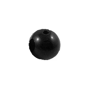 Dětské navlékací korálky Korálek plastový 6mm černý