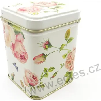 Dóza na potraviny NOVÁ RŮŽE 7420 růže s motýlky