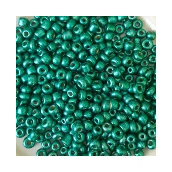 Dětské navlékací korálky Rokajl 7/0 tyrkysová lesklá