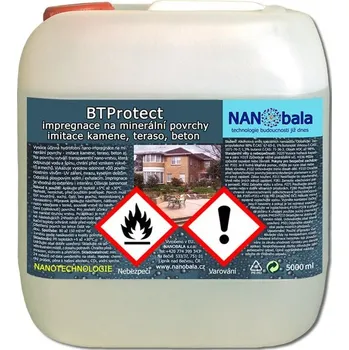 Penetrace BTPROTECT hydrofobní impregnace na beton a umělý kámen 5 l