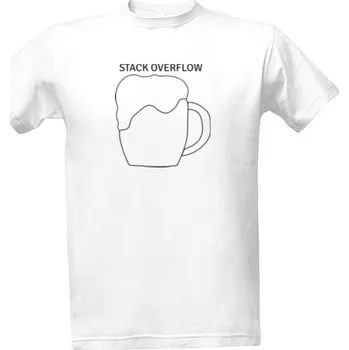 Pánská móda Tričko s potiskem Stack overflow pánské