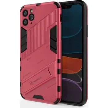 Odolný ochranný kryt se stojánkem pro iPhone 11 Pro Max - růžový