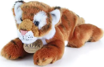 Plyšová hračka Rappa Eco Friendly ležící tygr 17 cm hnědý