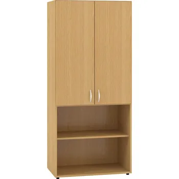 Policová skříň Skříň 2M/3M NIKA/Dveře - 800 x 470 x 1780, Ořech