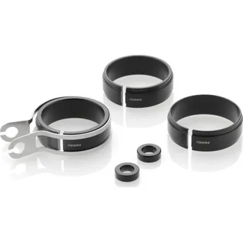 Osvětlení pro motocykl Rizoma Adaptár pro montáž blinkrů na vidlici 39/41/43 mm Černá