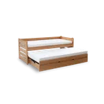 GABI Postel For 2 Plus, Postel s přistýlkou Buk lakovaný