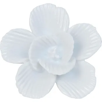 Věšák Clayre & Eef - Keramická nábytková úchytka Květ