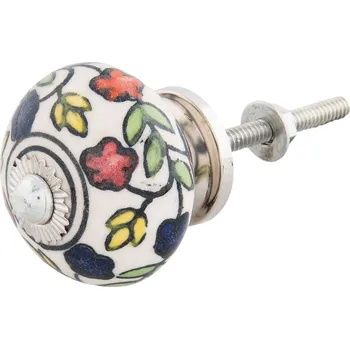 Dveřní kování Keramická úchytka Mildred - Ø 4*4 cm