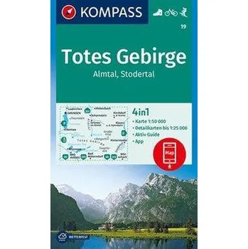 KOMPASS Wanderkarte Totes Gebirge, Almtal, Stodertal 1:50 000 - KOMPASS-Karten GmbH