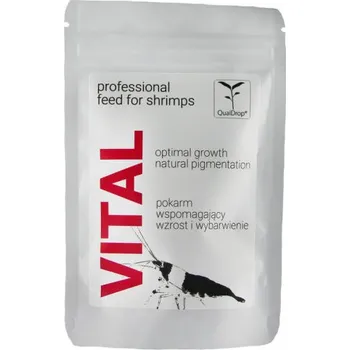 Krmivo pro rybičky QualDrop Vital - krmivo pro krevety 10g