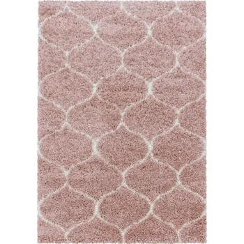 Bytový textil Kusový koberec Salsa shaggy 3201 rose - 120 x 170 cm