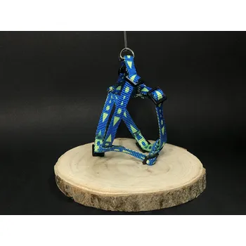 Postroj pro psa Palkar motýlek postroj pro psy 28 cm - 40 cm vel. 1 modro-žlutá s šipkami (Palkar motýlek postroj pro psy 28 cm - 40 cm vel. 1 modro-žlutá s šipkami)
