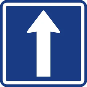 Dopravní značka Dopravní značka IP4b Jednosměrný provoz