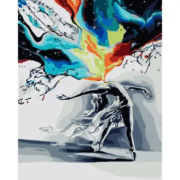 Malování podle čísel s rámem "Baletka" 50x40cm