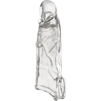 Návlek na penis GELOVÝ NÁVLEK +4CM POSILUJÍCÍ EREKCI ZVĚTŠUJÍCÍ NÁVLEK NA PENIS A VAR