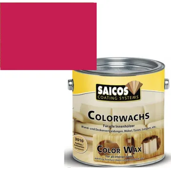 Olej na dřevo Saicos barevný vosk Klasik 0,75L 3034 MALINA KRYCÍ