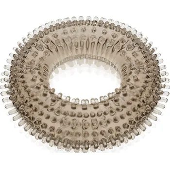 EREKČNÍ KROUŽEK S VÝČNĚLKY GELOVÝ ELASTICKÝ RING NA PENIS - 72699961