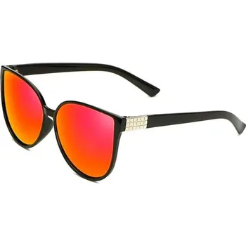 Sluneční brýle Blingstar Dámské sluneční brýle Cat Eye Grille XL - Orange - Velké