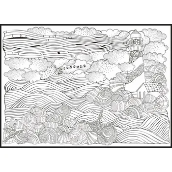 Plakát Jen tak z lásky Plakátová omalovánka Maják 50x70 cm