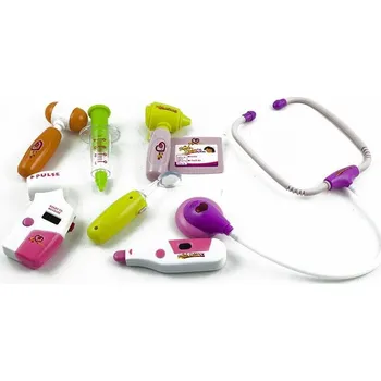 Hra na doktory KiK Dětský doktorský set růžový