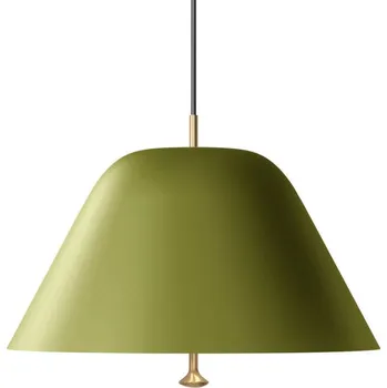 Audo Copenhagen Závěsné svítidlo Levitate 40, sage green / brass