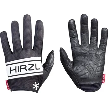 Cyklistické rukavice Cyklistické rukavice HIRZL Grippp comfort FF, černá/bílá Velikost: 3XL